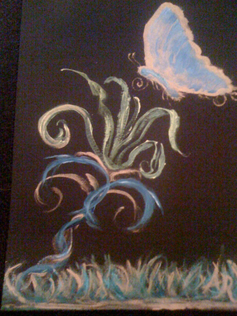 Acrylic on Pastel Paper